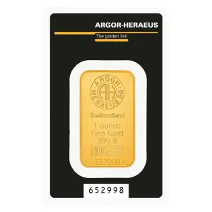 31.1g Argor-Heraeus 31.1g Gold Minted Bar
