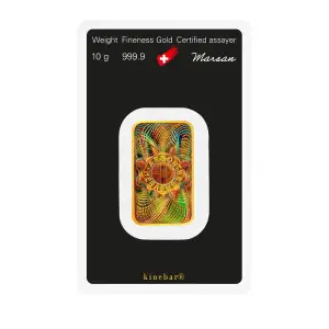 10g Argor-Heraeus Gold Kinebar Minted Bar  (2)
