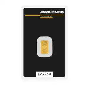1g Argor-Heraeus Gold Kinebar Minted Bar  (2)