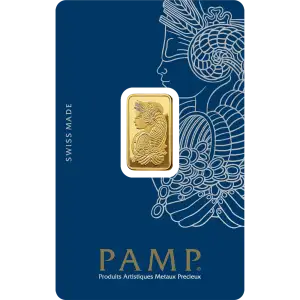 5g PAMP Gold Bar - Fortuna Veriscan