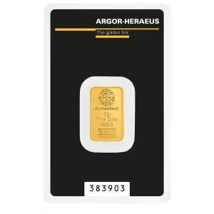 5g Argor-Heraeus Gold Minted Bar