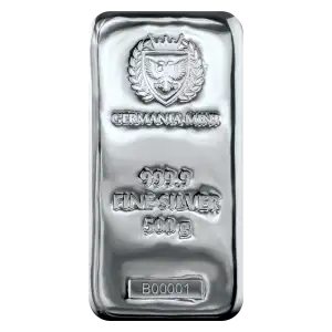 500G Silver Bar - Germania Mint