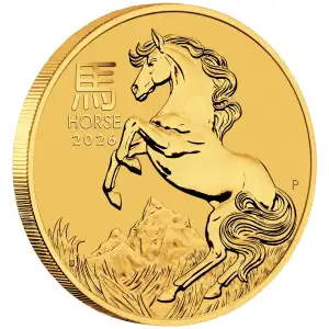 2026 1/4oz Australian Perth Mint Gold Lunar Series III: Year of the Horse (2)