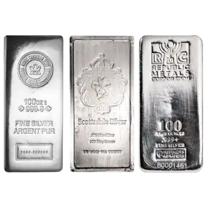 100oz Generic Silver Bar