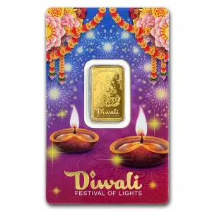 10g PAMP Gold Bar - Diwali Lakshmi