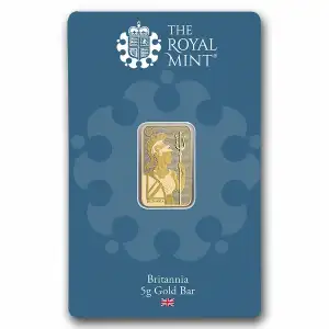 5 g  Royal Mint Gold Britannia Minted Bar