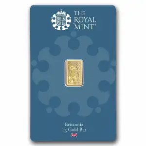 1g Royal Mint Gold Britannia Minted Bar