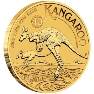 2026 1/2oz Australian Perth Mint Gold Kangaroo