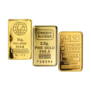 2.5g Generic Gold Bar