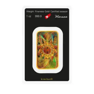 1 Oz Argor-Heraeus  Gold Kinebar Minted Bar  (2)